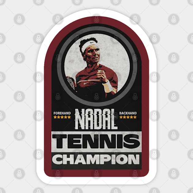 Nadal Tennis Master Sticker by CTShirts